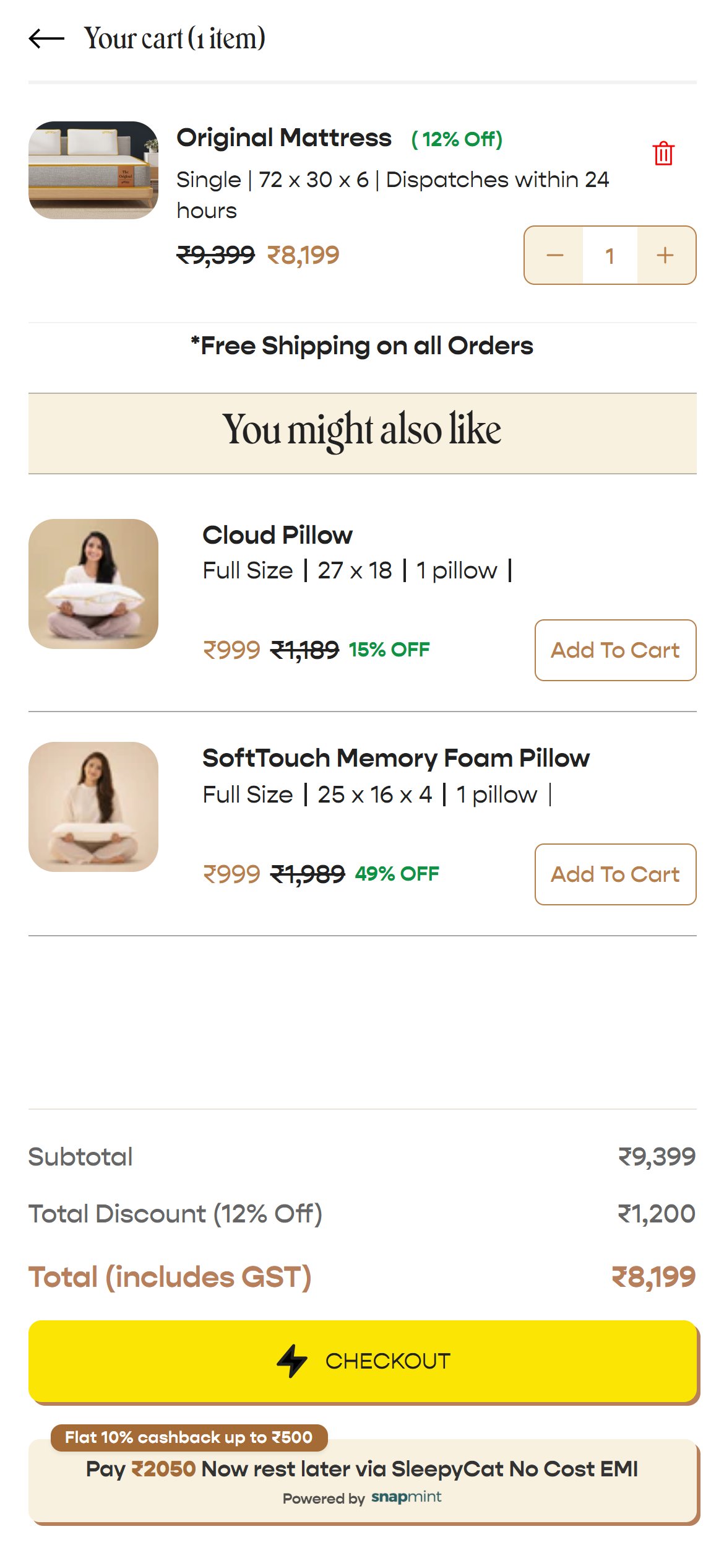 SleepyCat — Mobile