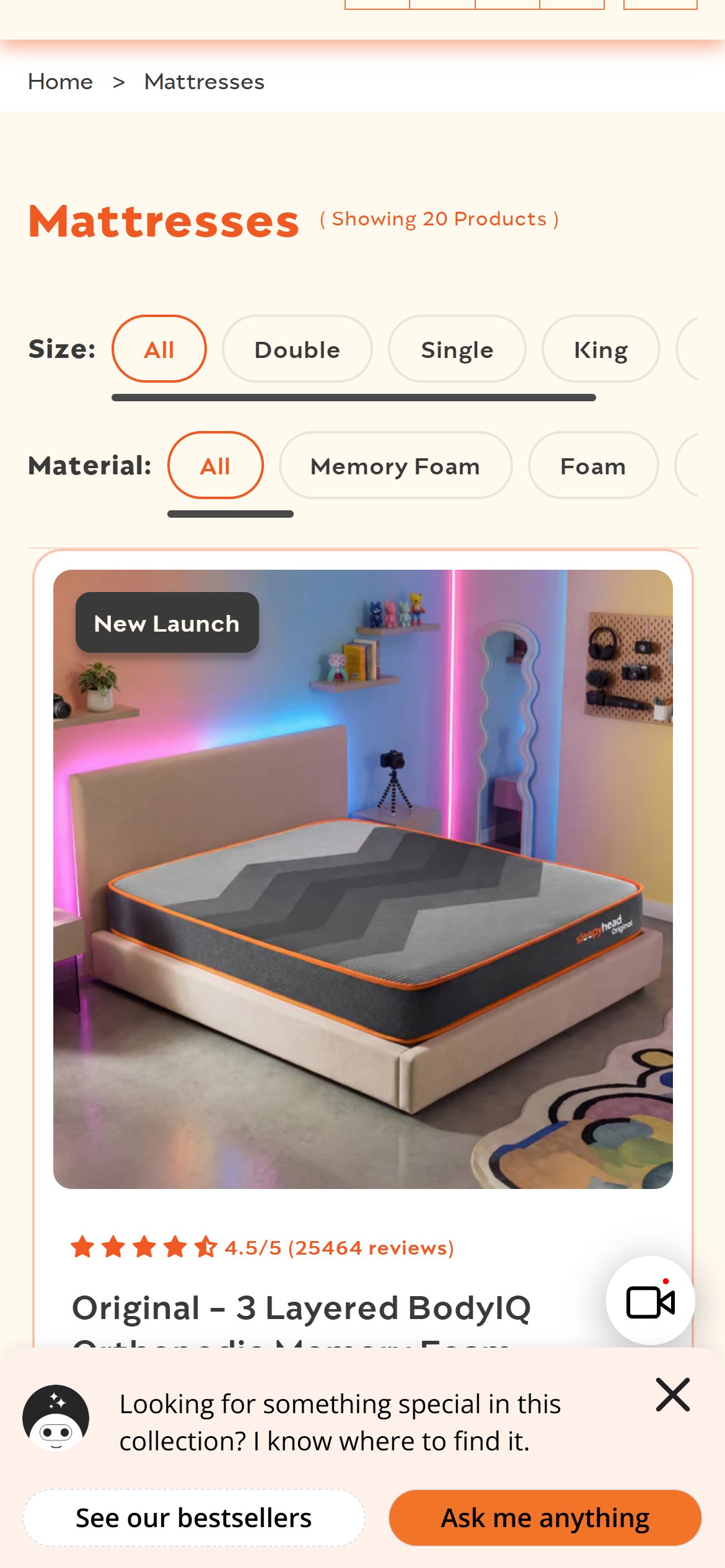 Sleepy Head — Mobile
